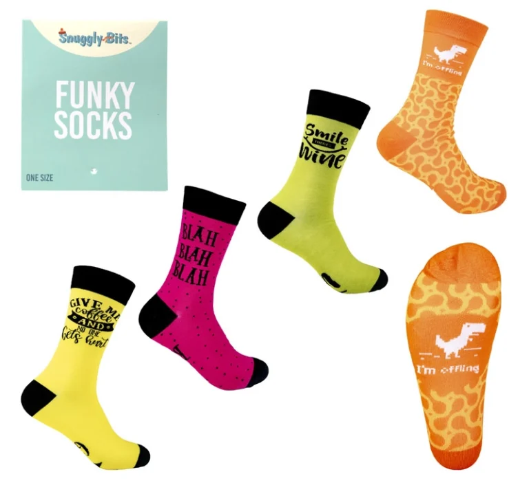Socks Unisex Sayings Designs - One Size Fits All