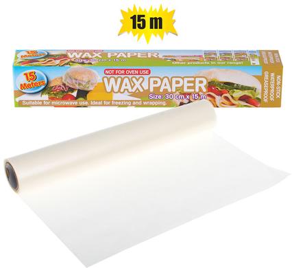 Disposable roll wax paper 30cm x15m