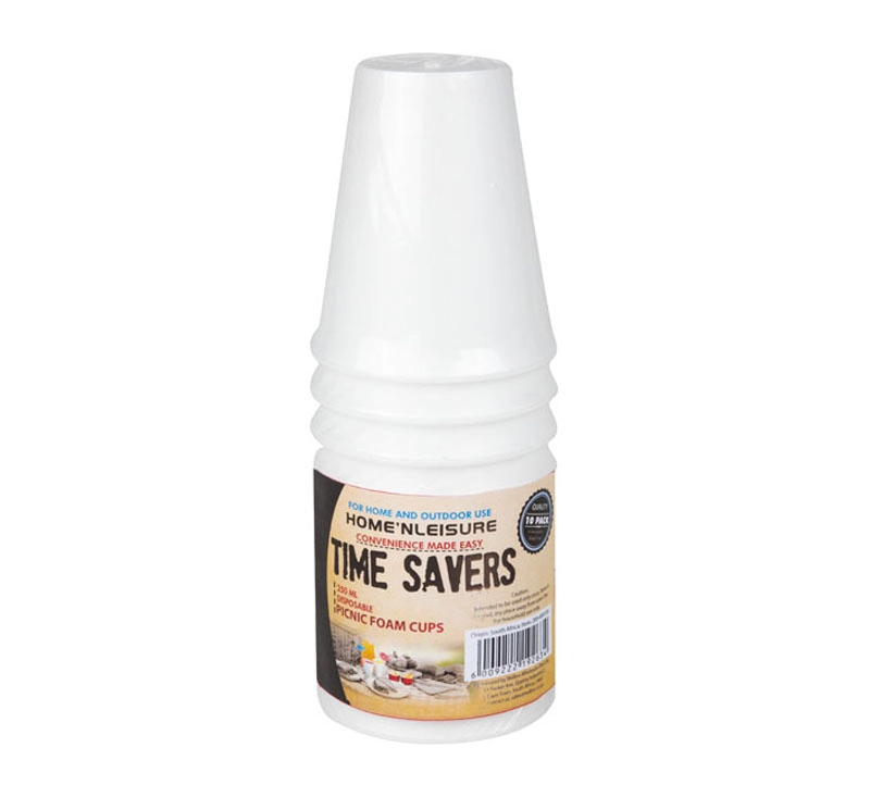 200-000109 Picnic Cups Foam 250ml