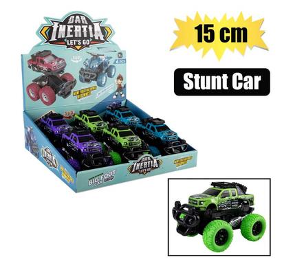 Vehicle jeep monster stunt 15c m