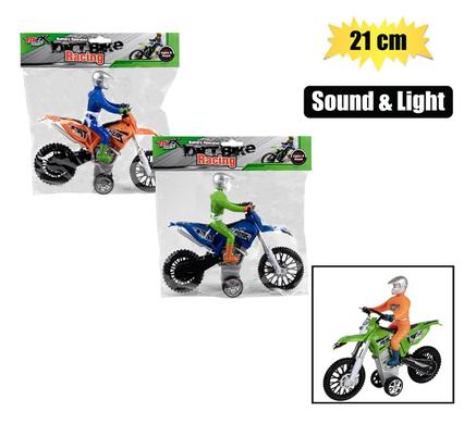 Battery operated scrambler w/s ound 21cm