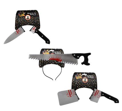 Dress up bloody butcher headba nd asstd