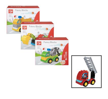 Building blocks trucks asstd