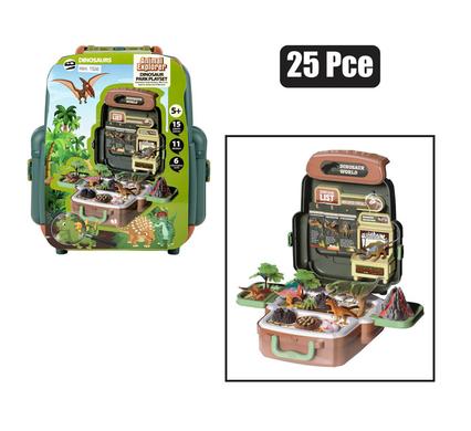 Animals dinosaur storage backp ack 25pc
