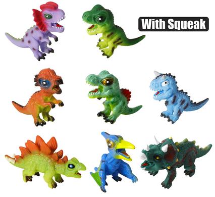 Animals dinosaur cartoon w/squ eak 25cm