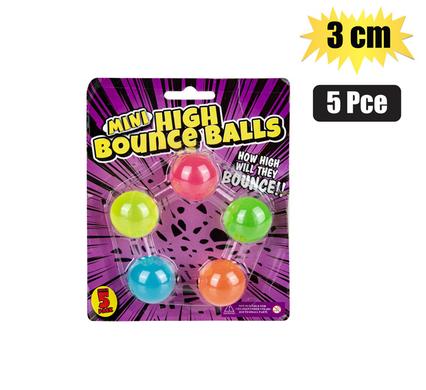 Novelty ball hi bounce mini 5p c, 3cm