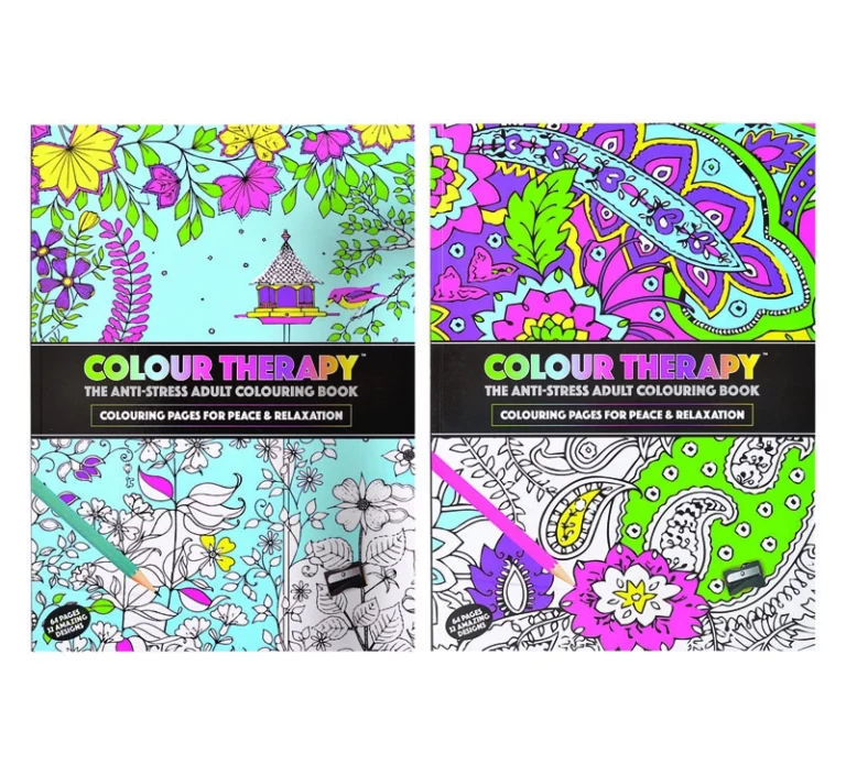 Colouring Therapy 64 Page 28x21cm