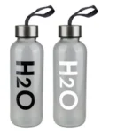 H2O Glass Water Bottle - 400ml