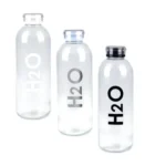 H2O Glass Water Bottle - 1L