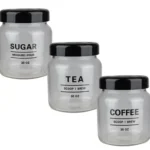 Sugar/Tea/Coffee Glass Storage Jar 11x13cm - 850ml