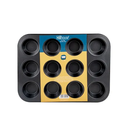 024-000150-f Hillhouse Non-Stick Cupcake Pan 12 Cups