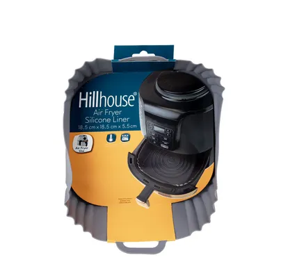 Hillhouse Air Fryer Silicone Liner - 18 x 5cm Square