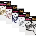 Crazy Party Happy Birthday 1 Piece Cake Topper