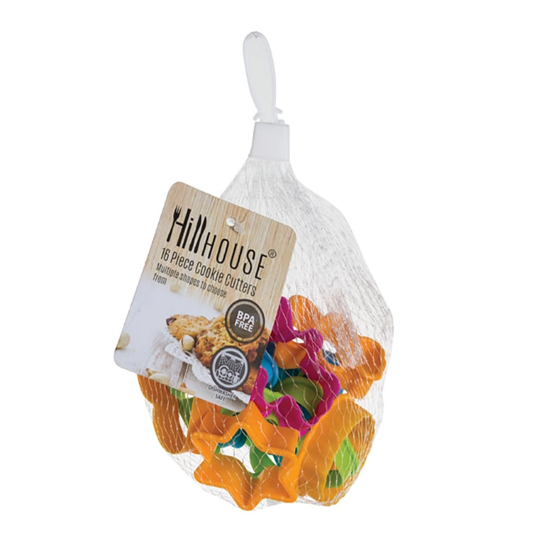 Cookie Cutters Plastic Assorted Shapes 16 Piece