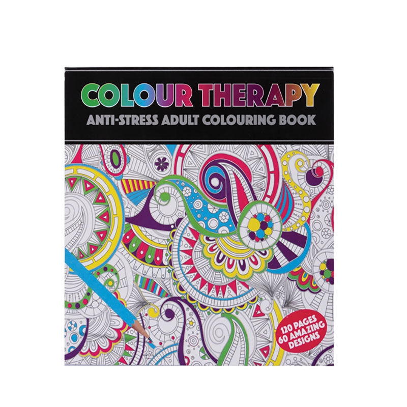 Book Colouring Therapy 120 Pages